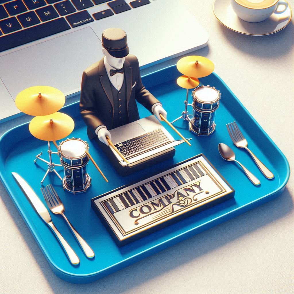 servi sur un plateau